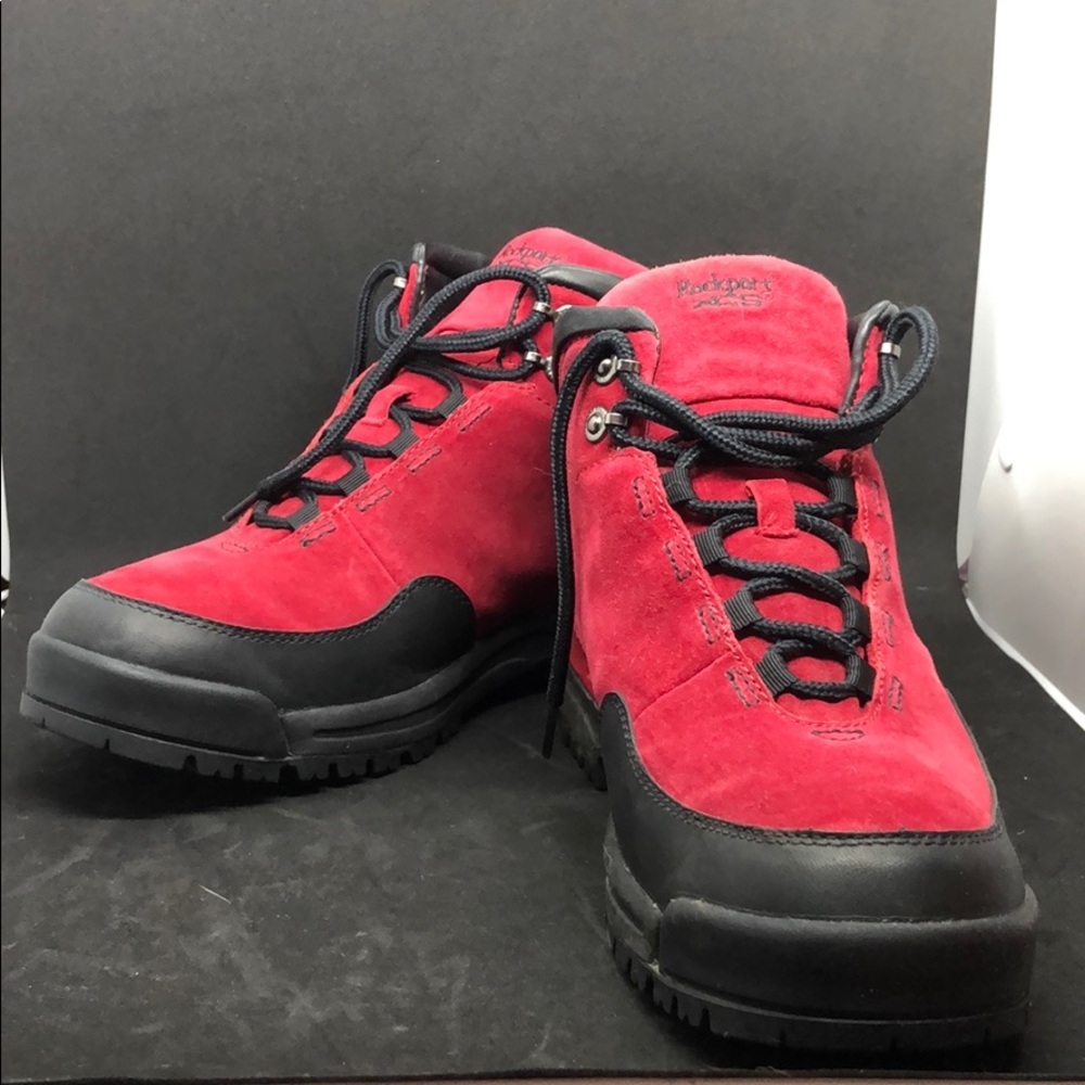 Rockport Red and Black Winter Boots